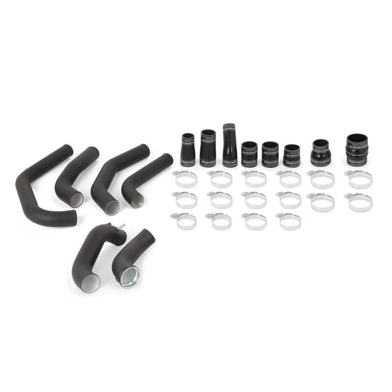 Mishimoto 15-17 Ford F-150 2.7L EcoBoost I/C Pipe Kit - Wrinkle Black - MMICP-F27T-15KWBK