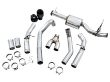 Load image into Gallery viewer, AWE Tuning 19-21 RAM 1500 5.7L (w/Cutouts) 0FG Dual Rear Exit Cat-Back Exhaust - Diamond Black Tips - 3015-33006