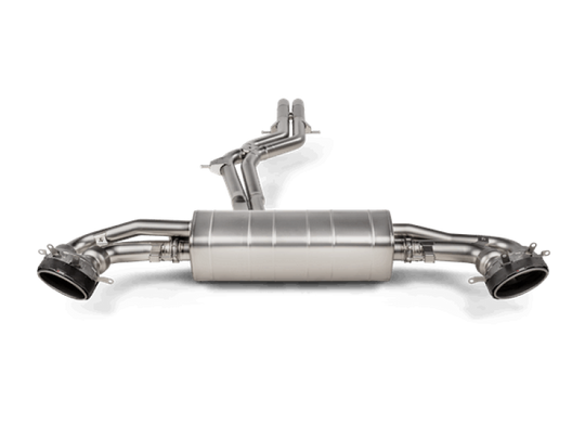 Akrapovic 2020+ Audi RS Q8 (M4) Evolution Line Cat Back (Titanium) w/Carbon Fiber/Titanium Tips - S-AU/TI/20H