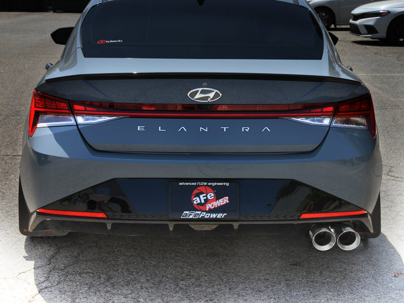aFe Takeda Axle-Back Exhaust System Hyundai Elantra N Line 21-25 L4-1.6L- Polished Tip - 49-37045-P