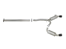 Load image into Gallery viewer, aFe Takeda 3in. to 2.5in. 304 SS C/B Exhaust 08-15 Mitsubishi Lancer EVO I4-2.0L (t) - Black Tips - 49-36701-B