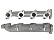 Load image into Gallery viewer, aFe BladeRunner Ported Ductile Iron Exhaust Manifold 08-10 Ford Diesel Trucks V8 6.4L (td) - 46-40124