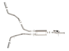 Load image into Gallery viewer, aFe Gemini XV Cat-Back Exhaust System GM Trucks 09-18 V6-4.3/V8-4.8/5.3L- Cut-Out Polished - 49-34133-P