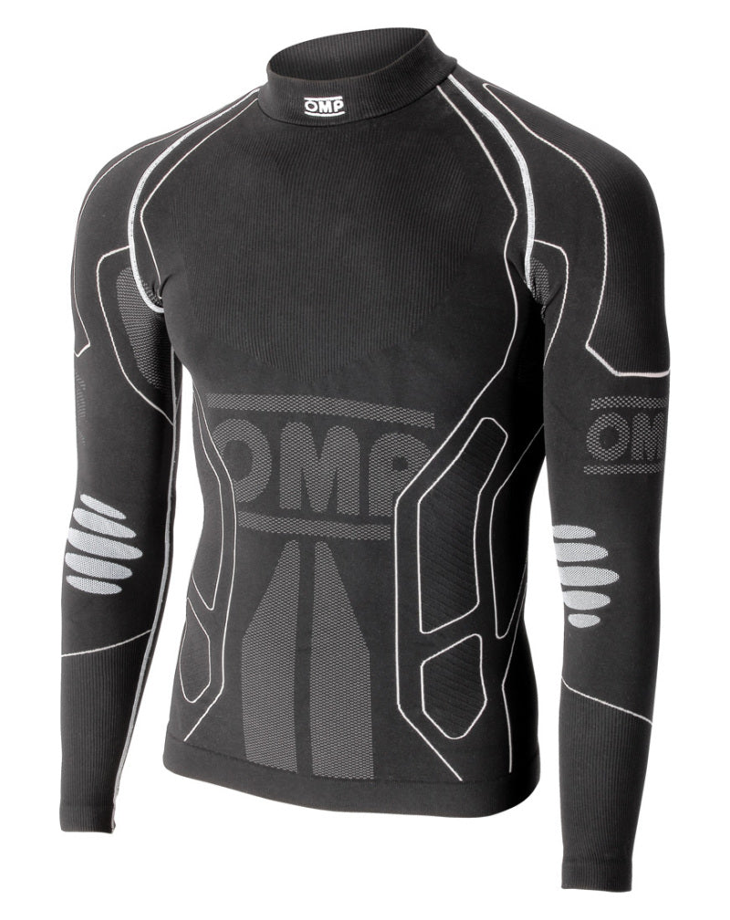 OMP KS Winter Shirt Black - Size 10-12 Years (For Children) - KE0-3021-B01-071-1012Y