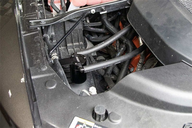 Corsa 2021-2024 Dodge Ram TRX Crew Cab Aluminum Oil Catch Can w/Mounting Bracket - CC0008