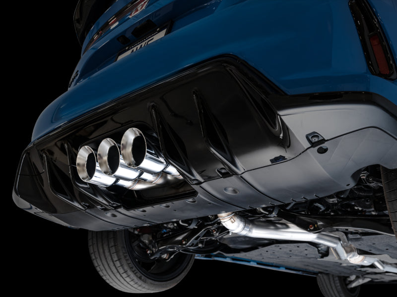 AWE Tuning 2023 Honda Civic Type R FL5 Touring Edition Exhaust w/ Triple Chrome Silver Tips - 3015-52287