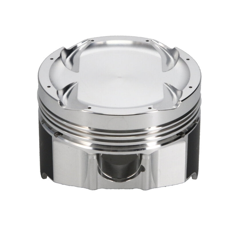 Manley Mitsubishi Evo VIII/IX 4G63/4G63T 85.5mm Bore 8.5:1 Comp Ratio -12.1cc Dish T/T Piston Set - 606305CE-4