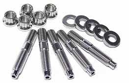 ARP M8 x 1.25 x 45mm Broached 8 Piece Stud Kit - 400-8013