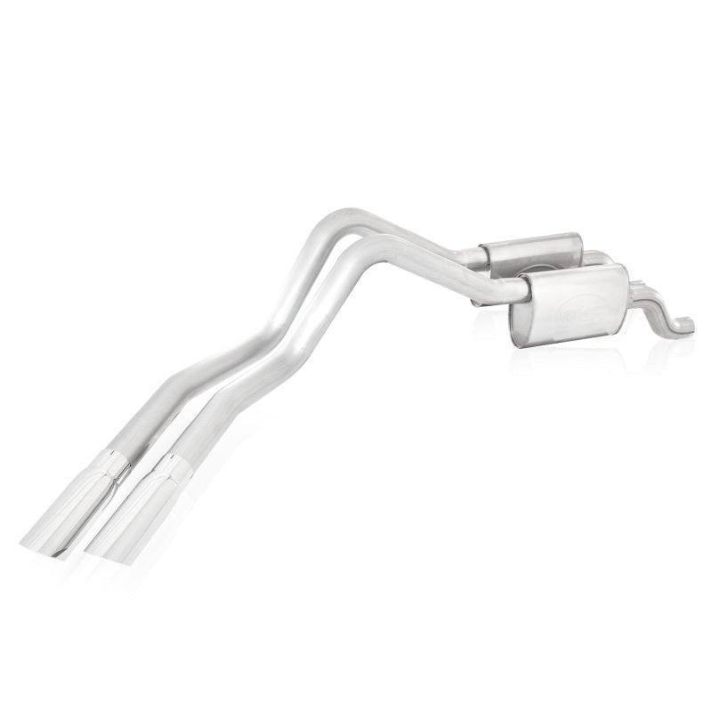 Stainless Works 2010-14 Raptor Exhaust 3in Chambered Mufflers Exits Behind Passenger Rear Tire - FTR10CB