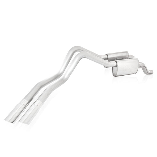 Stainless Works 2010-14 Raptor Exhaust 3in Chambered Mufflers Exits Behind Passenger Rear Tire - FTR10CB