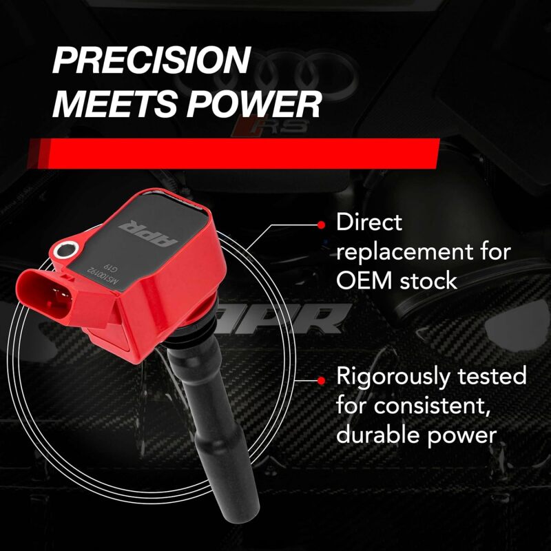 APR EA888.3/EA888.4/EA839/EA825 (MQB/MLB) 2.0T/2.9T/3.0T/4.0T Ignition Coil - Red - MS100192