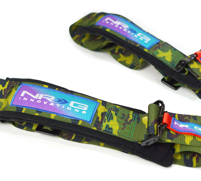 NRG 5PT 3in. Seat Belt Harness / Cam Lock - Red - SBH-B6PCRD
