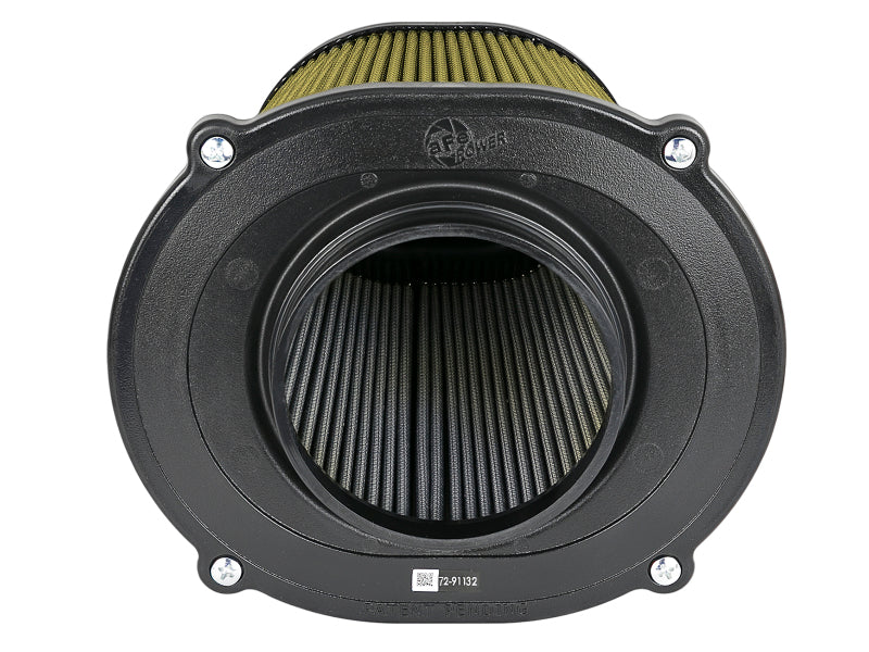 aFe Quantum Pro-Guard 7 Air Filter Inverted Top - 5in Flange x 8in Height - Oiled PG7 - 72-91132