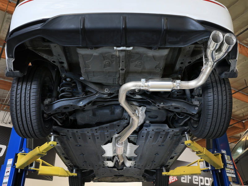 aFe POWER Takeda 2.5in 304 SS Cat-Back Exhaust w/ Polished Tips 22-25 Honda Civic L4-2.0L - 49-36631-P