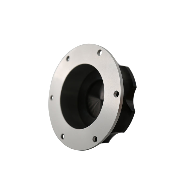 Aeromotive Fill Cap - Screw-On - 3in - Flanged - 6-Bolt - Black - 18730