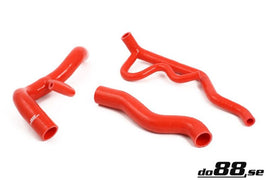 do88 Volvo 700/940 Turbo Coolant Hoses Red - DO88-KIT9R