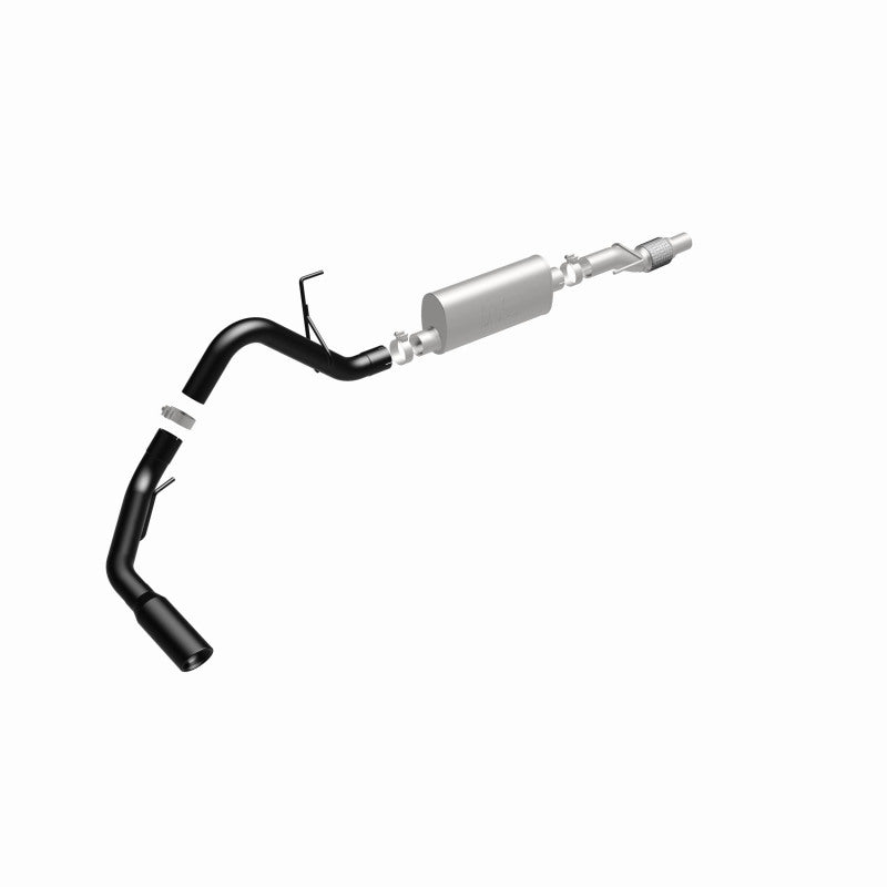 MagnaFlow SYS Cat-Back 11-14 Ford F-150 3.5L V6 EcoBoost 3in Black Single Side Exit Rear 3 Tip - 15364