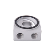 Load image into Gallery viewer, Mishimoto Silver M20 Oil Sandwich Plate - MMOP-SP