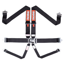 Load image into Gallery viewer, RaceQuip Black L &amp; L 6pt Seat Belt - 712002