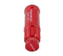 Load image into Gallery viewer, NRG 700 Series M12 X 1.25 Steel Lug Nut w/Dust Cap Cover Set 21 Pc w/Locks &amp; Lock Socket - Red - LN-LS710RD-21
