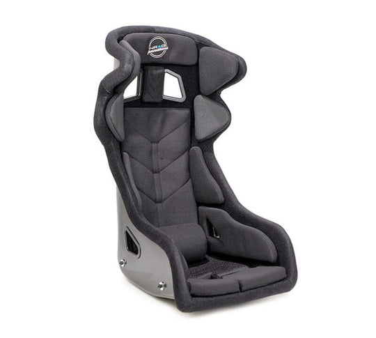 NRG FIA Competition Seat w/ Head Containment & Comp Fabric FIA Velcro Paddings - Thin Cushion (Blk) - FRP-RS700M-BK1