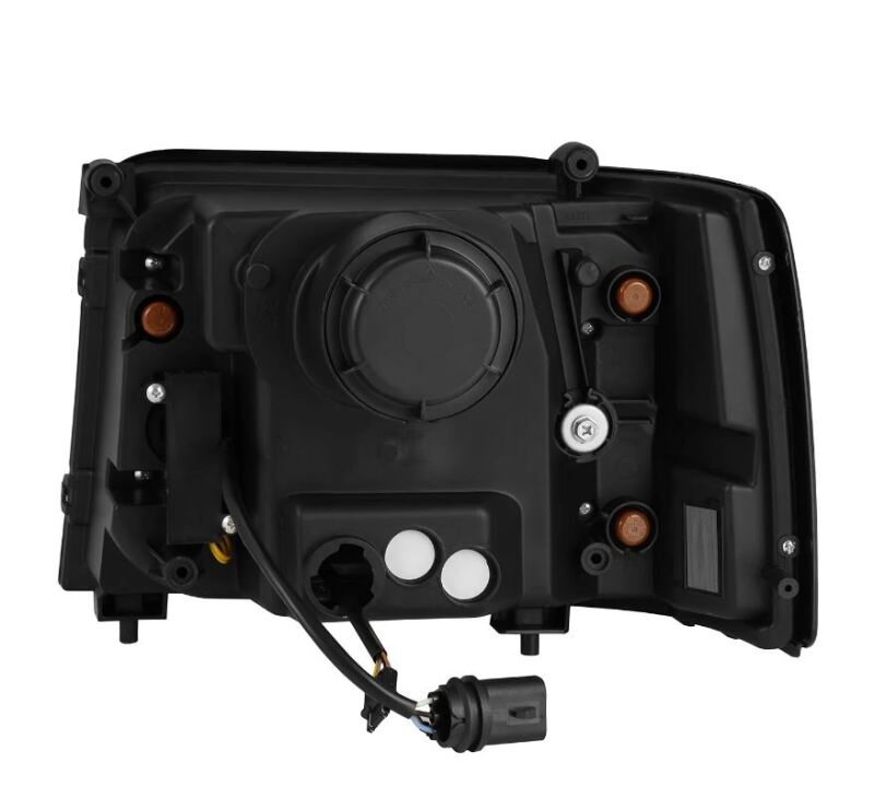 AlphaRex 92-96 Ford F-Series/Bronco PRO-Series Proj Headlight Blk w/Seq. Sig & DRL - 880266