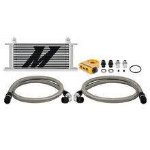 Load image into Gallery viewer, Mishimoto Universal Thermostatic Oil Cooler Kit 16-Row Silver - MMOC-U16TSL