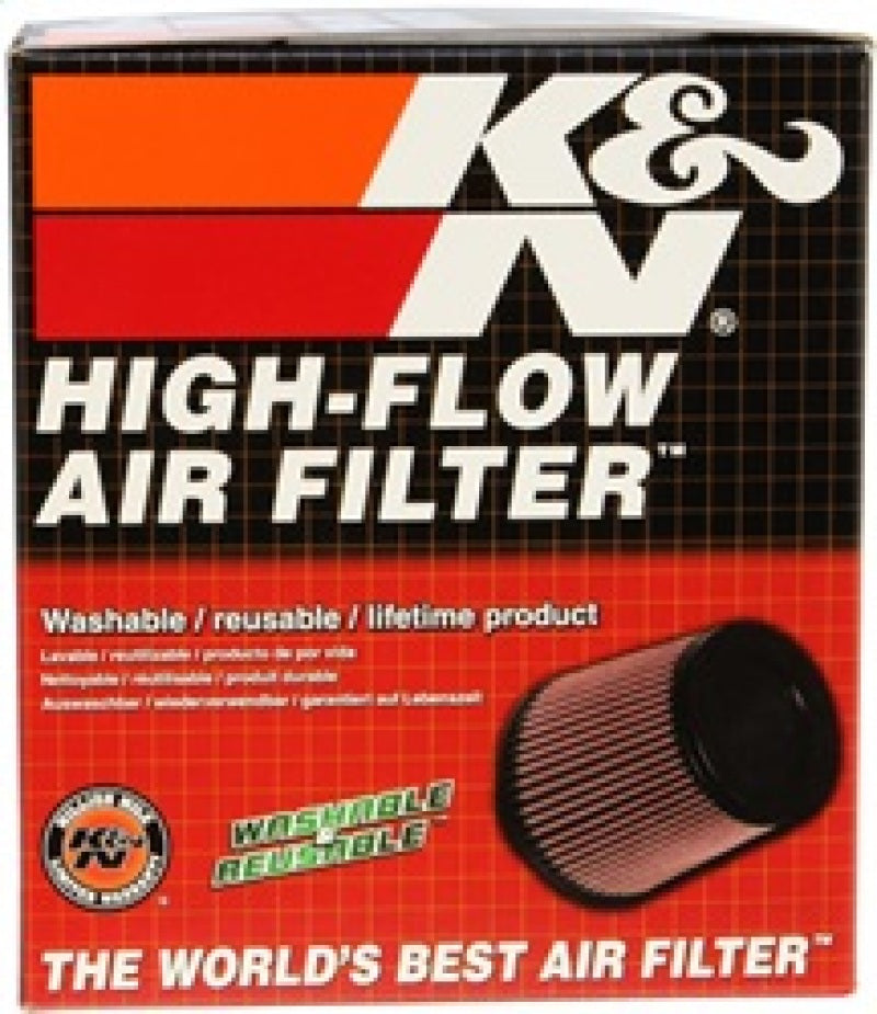 K&N Filter Universal Rubber Filter 2.5 inch Flange 5.25 inch Base 5.75 inch Height - RU-5005