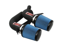 Load image into Gallery viewer, Injen 08-09 535i E60 3.0L L6 Twin intake &amp; AMSOIL Filters Wrinkle Black Short Ram Intake - SP1130WB
