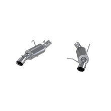Load image into Gallery viewer, MBRP 11-14 Ford Mustang GT 5.0 3in Dual Muffler Axle Back Split Rear Alum Exhaust System - S7225AL