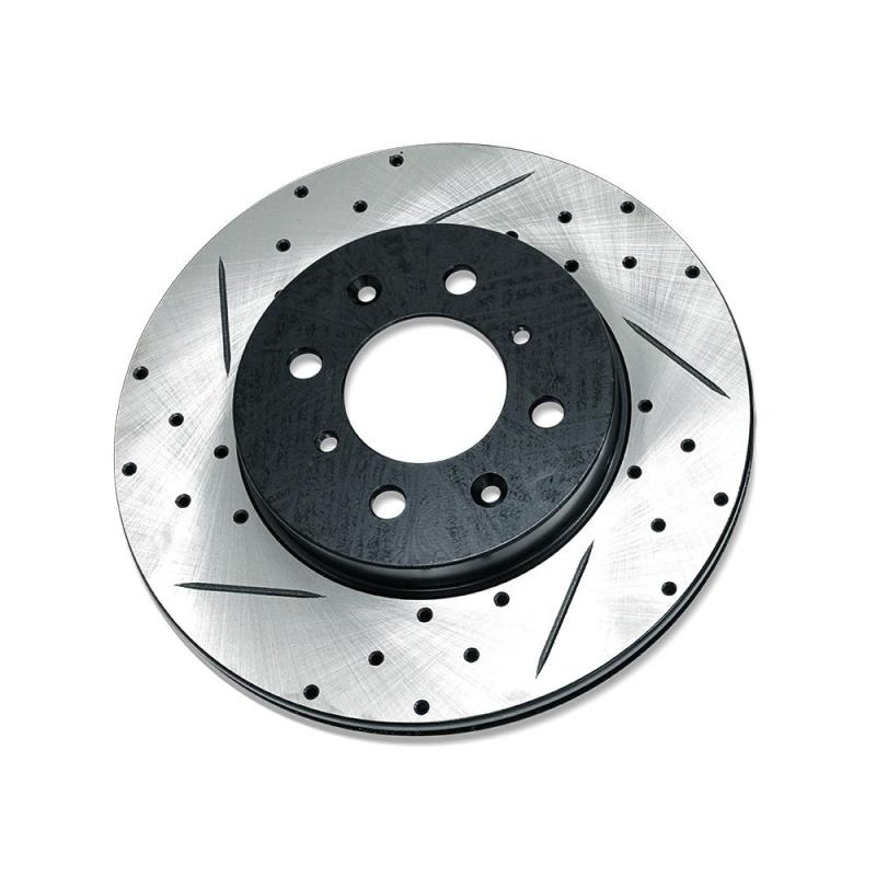 BLOX Racing Slotted And Cross-Drilled Rotor Left Side - BXBS-10150-L