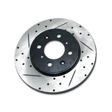 BLOX Racing Slotted And Cross-Drilled Rotor Left Side - BXBS-10150-L