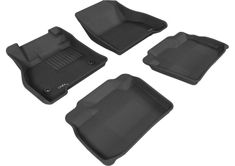 3D MAXpider 11-12 Nissan Leaf Kagu Black Full Set - L1NS04901509