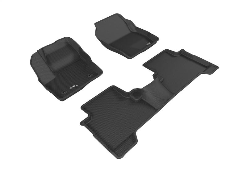 3D MAXpider 15-19 Ford Escape Kagu Black Full Set - L1FR10601509