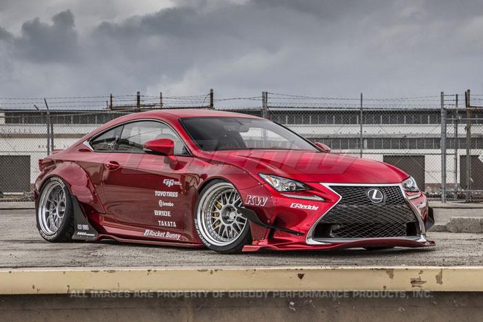 GReddy 2015 Lexus RC Rocket Bunny Full Wide-Body Aero Kit - 17010250