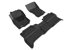 3D MAXpider 05-19 Nissan Frontier Crew Cab With R2 Subwoofer Kagu Black R1 R2 (2 Eyelets) - L1NS06601509