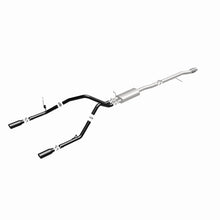 Load image into Gallery viewer, MagnaFlow SYS Cat-Back 4in Black Dual Split Rear Tips 14-15 Chevy Silverado/GMC Sierra 4.3L-5.3L - 15361