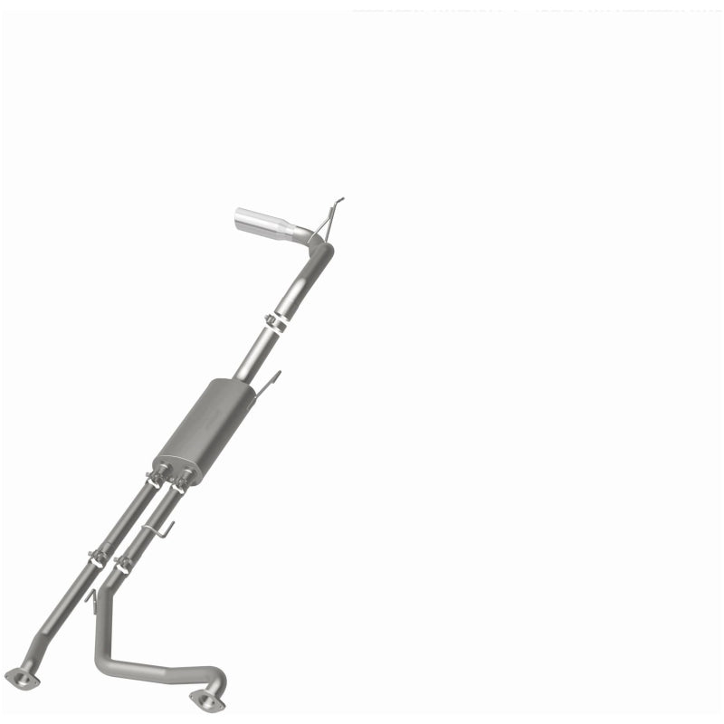 MagnaFlow CatBack 07-15 Nissan Titan V8 LGAS/LFLEX Single MF Polished Stainless Exhaust - 19421