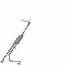 Load image into Gallery viewer, MagnaFlow CatBack 07-15 Nissan Titan V8 LGAS/LFLEX Single MF Polished Stainless Exhaust - 19421