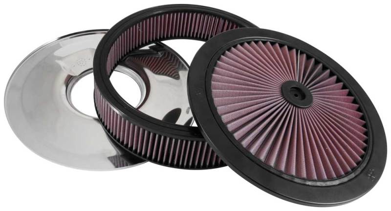 K&N X-Stream Top Assembly 14in OD 5.125in Neck Flange 4.62in H w/Vent - 66-3010