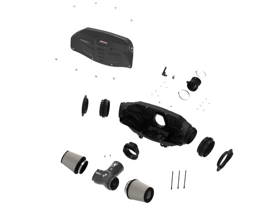 aFe 2020 Corvette C8 Black Series Carbon Fiber Cold Air Intake System With Pro DRY S Filters - 58-10007D