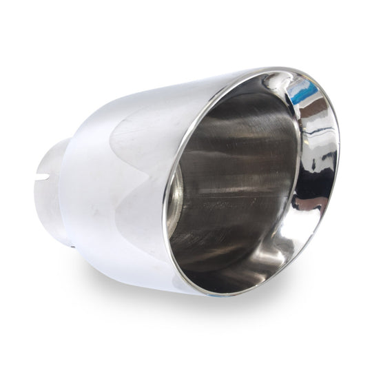 Stainless Works Conical Double Wall Slash Cut Exhaust Tip - 4in Body 2 1/2in - 798250