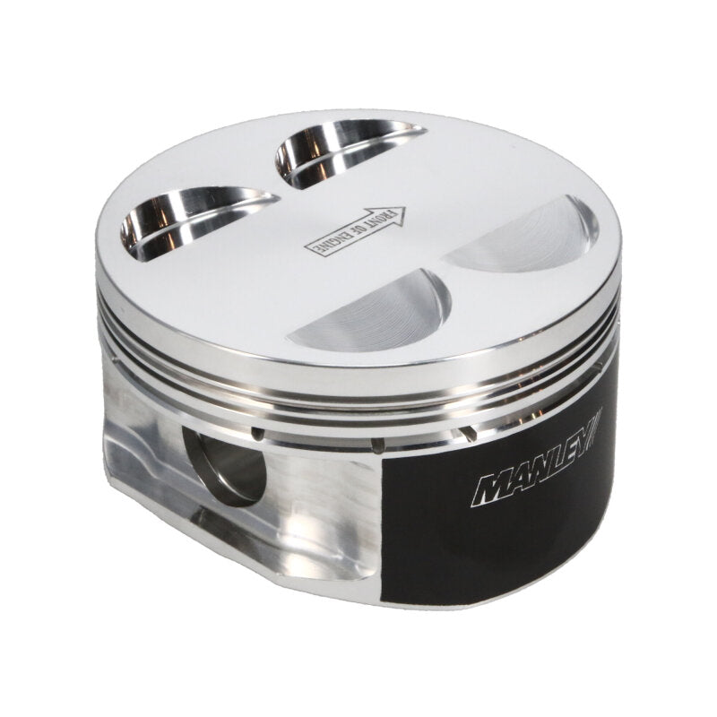 Manley Toyota 2JZGTE 86.5mm Bore +.5mm Oversized 10.0:1 CR Flat Top Piston Set with Rings - 609105C-6