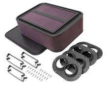 Load image into Gallery viewer, K&amp;N Custom Racing Assembly Generation 2 Carbon Fiber Air Box - Large w/ 2.50in Air Horn - 100-8558
