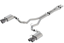 Load image into Gallery viewer, Borla 2018 Ford Mustang GT 5.0L AT/MT 3in Atak Catback Exhaust w/ Valves (Carbon Fiber Black Tip) - 140743CFBA