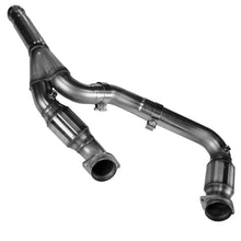 Load image into Gallery viewer, Kooks 14+ GM 1500 Series Truck 5.3L 3in x OEM Out Cat SS Y Pipe Kooks HDR Req - 28603200