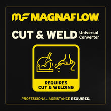 Load image into Gallery viewer, MagnaFlow California Grade CARB Compliant Universal Catalytic Converter 2.00in PC1 - 3322304
