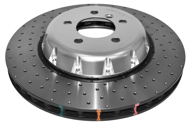 DBA 18-20 BMW M240i xDrive M Perf (w/370mm Front Rotor) Front 5000 Series Drilled Rotor w/Silver Hat - DBA52286SLVXD