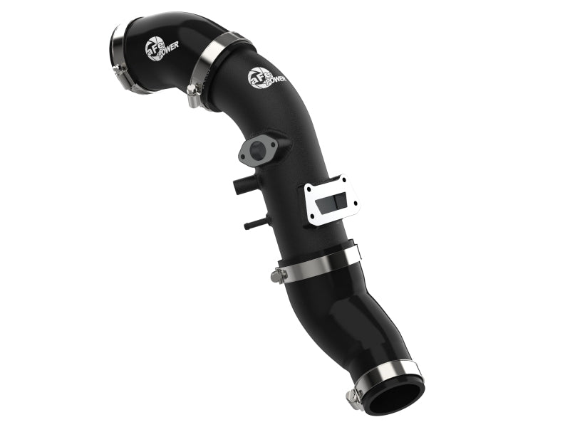 aFe 19-22 Hyundai Veloster N L4 2.0L (t) BladeRunner 2-3/4in Aluminum Cold Charge Pipe - Black - 46-20649-B