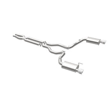 Load image into Gallery viewer, MagnaFlow Cat Back, SS, 3in, Street, Dual Split Polished 4.5in Tips 2015 Ford Mustang GT V8 5.0L - 19100